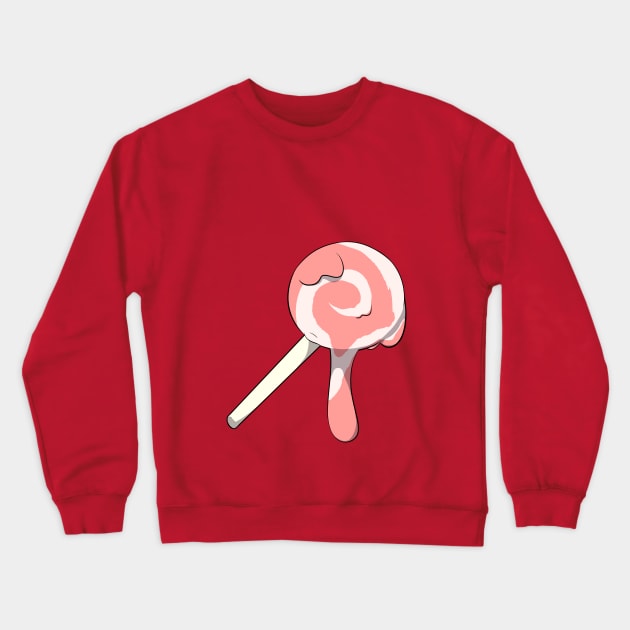 RED Lollichop Crewneck Sweatshirt by StarStruckSocks